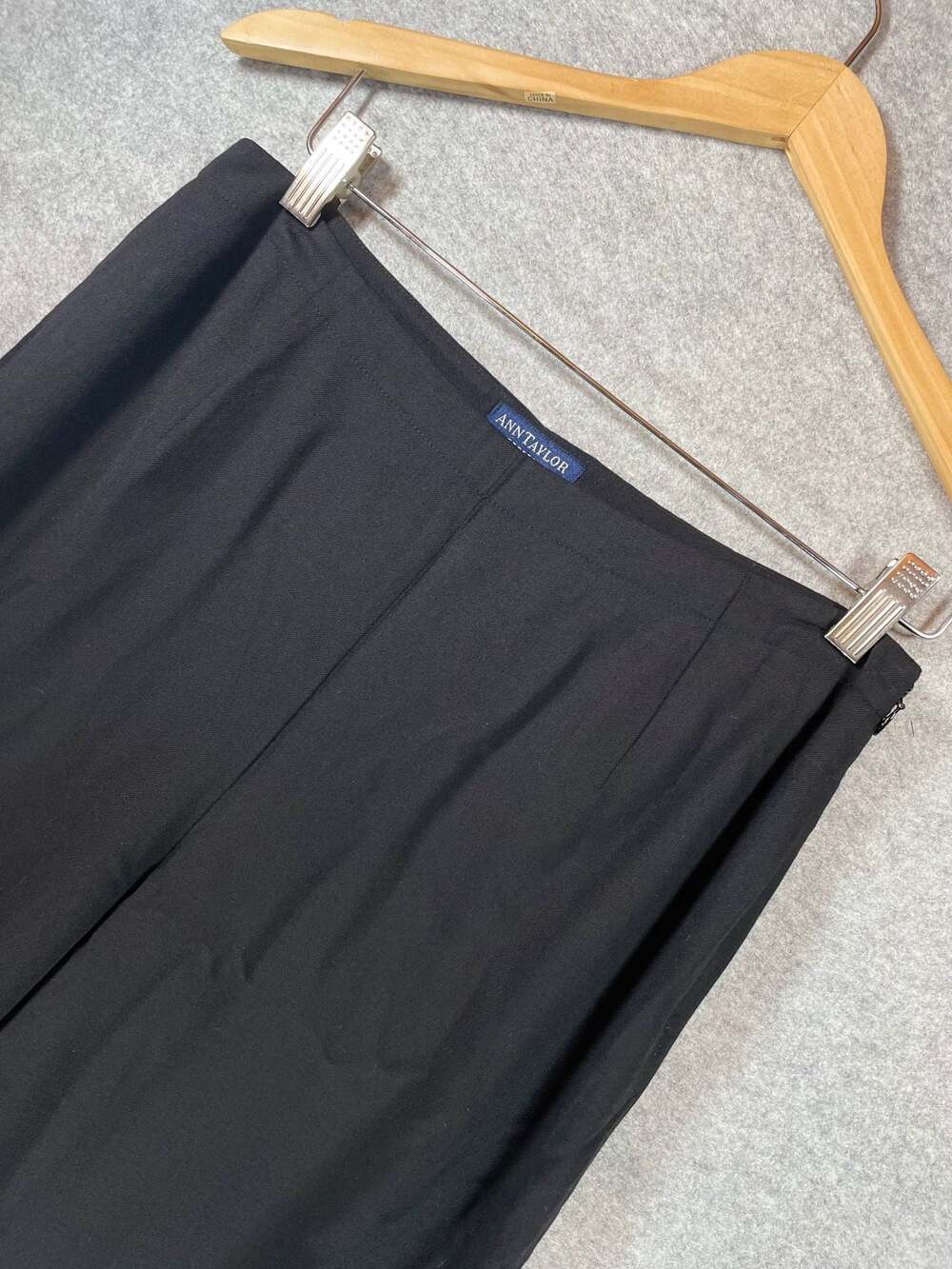 Ann Taylor Stretch Wool Blend Dress Pants Black Size 10